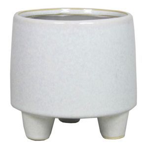 15.195 Pot op voet stone 12.8 cm