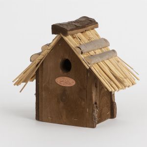 NK09 Nestkast winterkoning rieten dak Studio