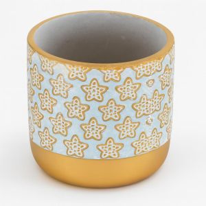 Pot star met Gouden randje 11cm Studio Studio